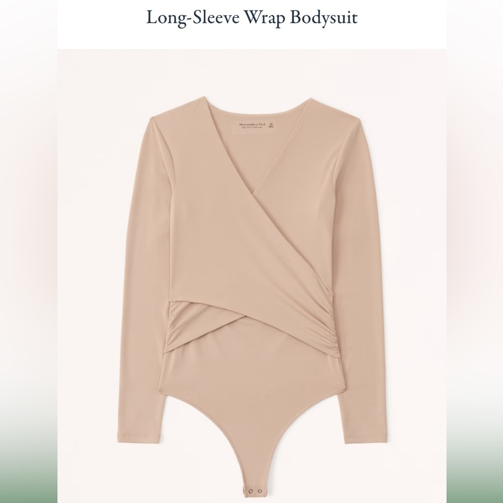 Abercrombie Long sleeve wrap bodysuit. Brand new! Size XS